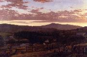 Frederic Edwin Church Ira Mountain, Vermont oil painting on canvas